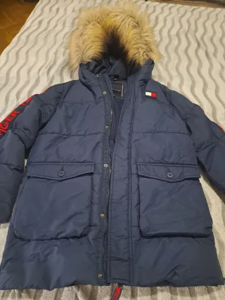 Parka Azul Tommy Hilfiger azul marino, 140 cm