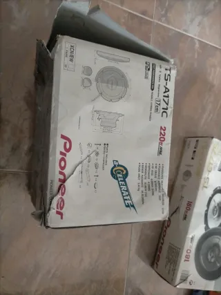 Altavoces Pioneer Coche Negro/Blanco