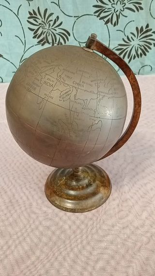 Globo terráqueo mapa del mundo antiguo