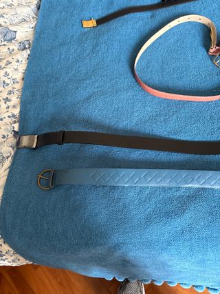 2 Cinture Donna Nera e. azzurra