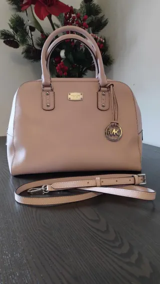 Borsa Michael Kors Rosa e argento