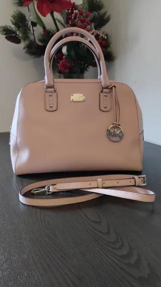 Borsa Michael Kors Rosa e argento