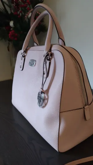 Borsa Michael Kors Rosa e argento