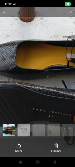 Manoletinas Zara Talla 37