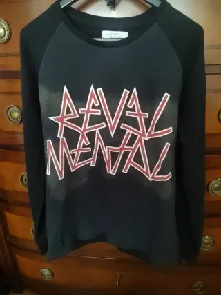 Sudadera Zara Manga Raglán Estampado