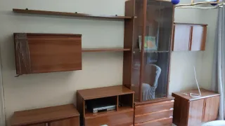 Mueble tocador con espejo y almacenaje