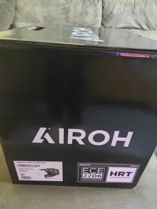 Casco Airoh Wraap Cyber Matt Amarillo T-XS