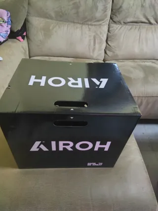 Casco Airoh Wraap Cyber Matt Amarillo T-XS