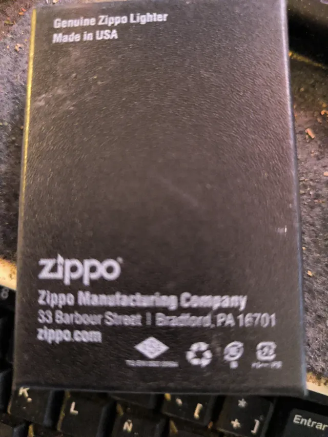 Zippo Dorado Grabado Buda Made in USA