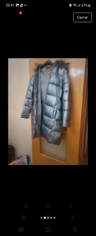 Plumífero gris escandelle