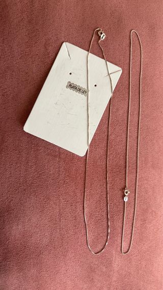 Lote 2 Cadenas Plata de Ley