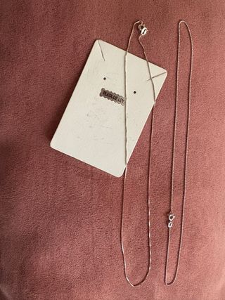 Lote 2 Cadenas Plata de Ley