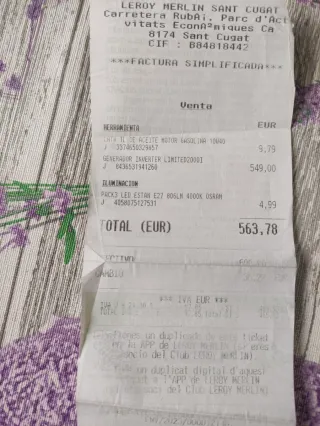 Generador Inverter GENERGY LIMITED 2000i