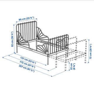 Cama extensible MINNEN IKEA