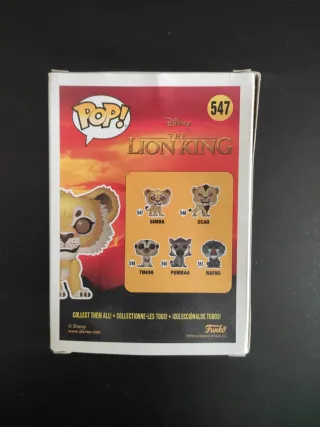 Funko Pop Simba 547 The Lion King