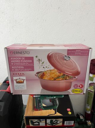Olla Ernesto Hierro Fundido Rosa