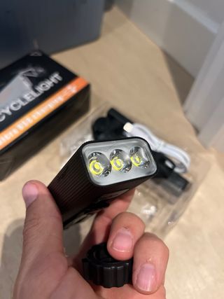 Luz Bicicleta IPSXP Micro USB Negra