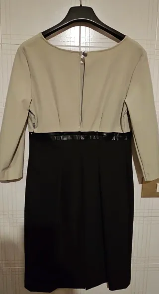 Abito elegante Imperial beige/nero taglia M