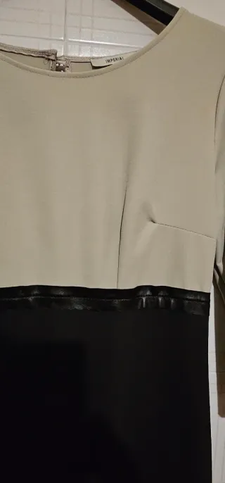 Abito elegante Imperial beige/nero taglia M