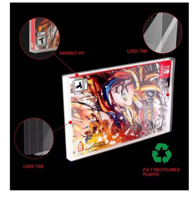 10 x Fundas Rígidas Protección Nintendo Switch