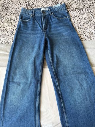 Vaqueros Pull&Bear Wide Leg Mujer Talla M