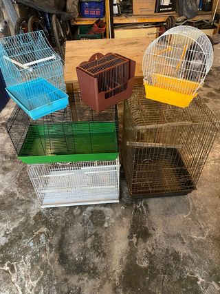 Jaulas para pájaros y mascotas