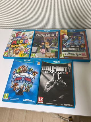 Pacchetto 5 Giochi Wii U: Mario, Minecraft, Call of Duty