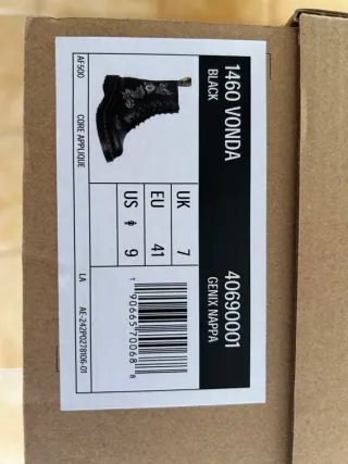 Dr Martens 1460 Vonda Talla 41 Bordado Flores