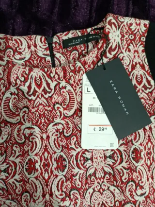 Vestido Zara Estampado