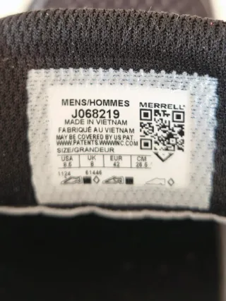 Zapatillas Merrell Gore-Tex Negras/Grises