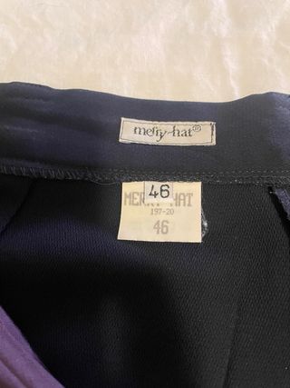 Pantalón de pinzas fluido negro