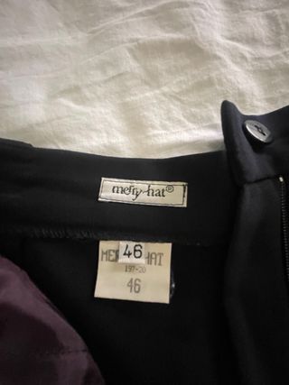 Pantalón de pinzas fluido negro