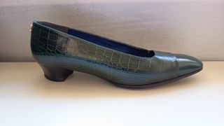 Pollini Scarpe Pelle Verde Tg 38