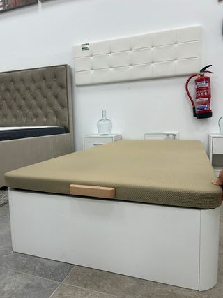 Canape abatible madera blanco