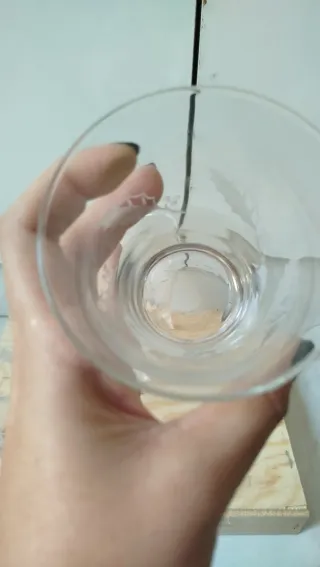 Set 3 Bicchieri Vetro Decorati