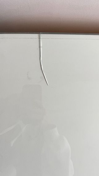 Mueble TV blanco  SIN CRISTAL PRECIO NEGOCIABLE