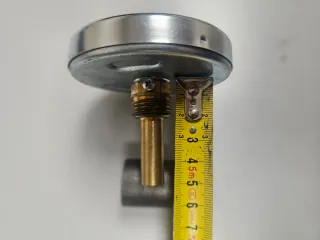 2 Termómetros 0-120°C bimetálicos SITEM 80mm