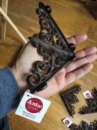 Escuadras Estantería Hierro Vintage (4uds) nuevas