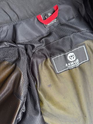 Chaqueta Moto Armure Negra