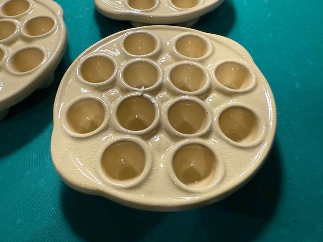 Piatti francesi per lumache alla bourguignonne vintage