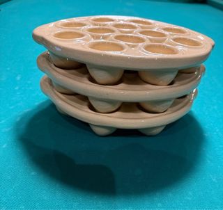 Platos franceses para caracoles bourguignonne vint