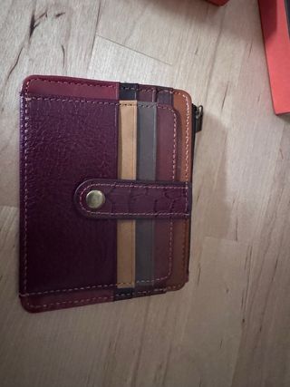 Portacarte in vera pelle