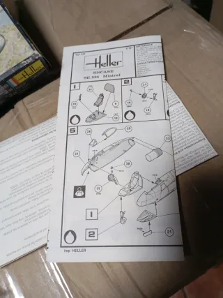 Maqueta Heller 1/72 SNCASE SE.535 Mistral