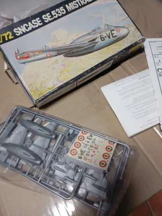 Maqueta Heller 1/72 SNCASE SE.535 Mistral