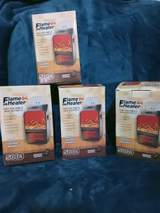 Chimenea Eléctrica Enchufe Nueva 18 cada una