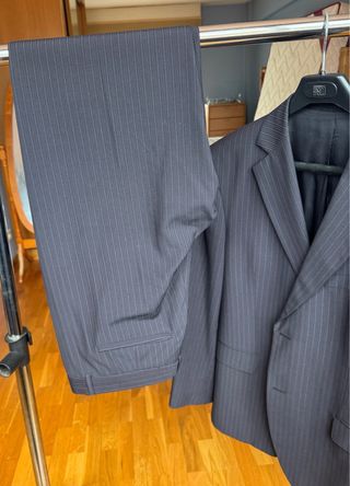 Traje Podolti Talla 58 Raya Gris