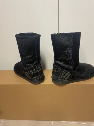 botines tipo ugg con pelo por dentro
