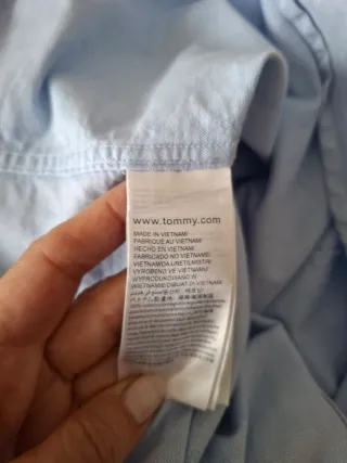 Camisa Tommy Hilfiger Talla S Slim Fit.