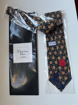 Corbata Christian Dior Monsieur dorado