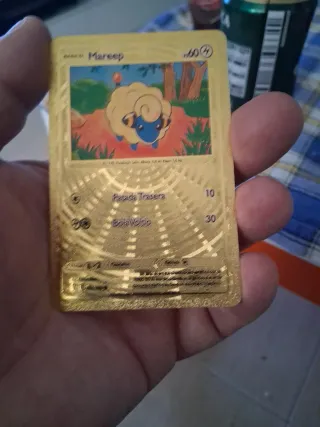 Carta Pokémon Mareep Dorada